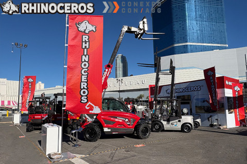 Neushoorn bij CONEXPO - LAS VEGAS